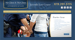 Desktop Screenshot of juvenilelawcenter.com